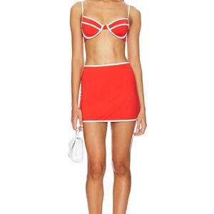 WeWoreWhat swim skirt
